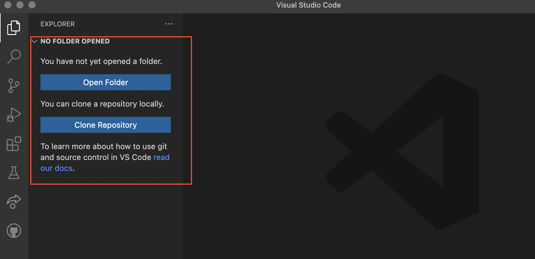 VSCode file explorer pane.